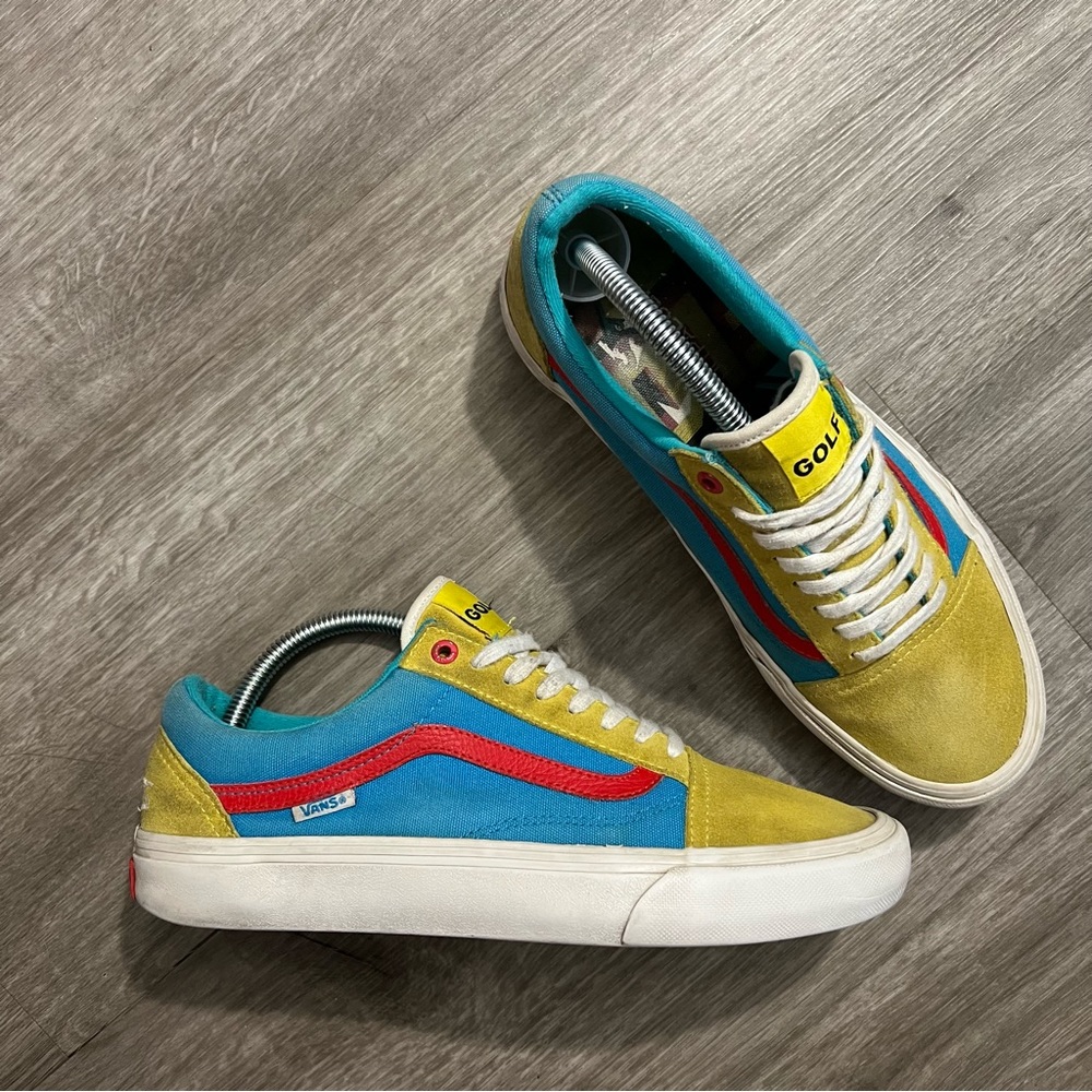 Golf Wang Vans Old Skool Pro Tri Color Size 9.5